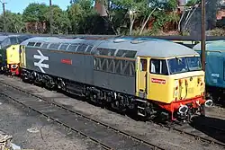 56 040 abgestellt in Barrow Hill (2010)