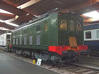 BB 36 als E 36 im Eisenbahnmuseum Mülhausen (Cité du Train)