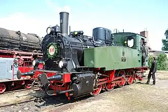 erhaltene Lokomotive ME 3630 der GES