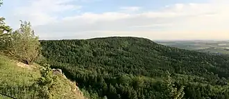 Der Hummelsberg vom Gipfel des Kehlen (1001 m) aus gesehen