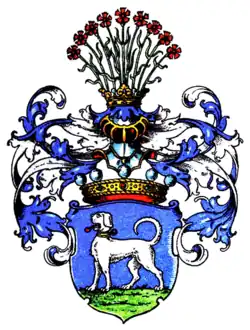 Wappen der Freiherren von Hundt und Alten-Grottkau