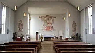 Innenansicht mit Blick nach Norden