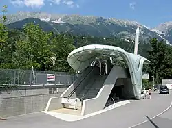 Nordpark Cable Railway Stations, Austria by Zaha Hadid Architects, Sieger 2008 in der Kategorie Verkehr