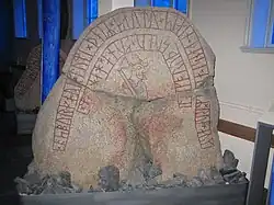 Bildstein DR 282 mit einem Axtträger