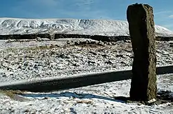 Hunters Stone an der Cam Gill Road