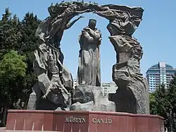 Statue von Cavid in Baku (1996) – vom Bildhauer: Ömər Eldarov