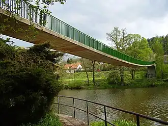 Fußgängerbrücke Hvězdonice