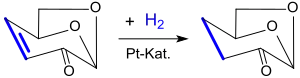 Katalytische Hydrierung von Levoglucosenon zu Dihydrolevoglucosenon