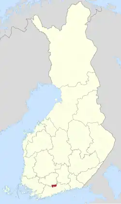 Lage von Hyvinkää in Finnland