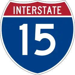 Straßenschild der I-15