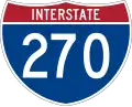 Straßenschild der I-270