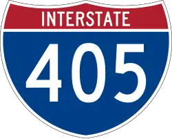 Straßenschild der I-405