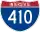 Straßenschild der I-410