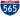 Straßenschild der I-565
