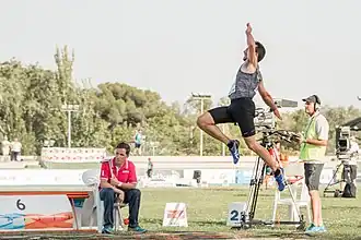 Eusebio Cáceres Rang acht mit 7,91&nbsp;m