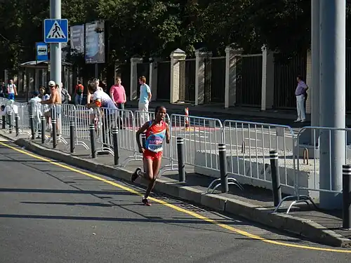 Nebiat Habtemariam Rang neunzehn in 16:37,57&nbsp;min