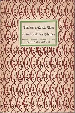 IB 90/2, Abraham a Sanc­ta Clara, im IB-Muster­papier (Restbe­stand von ÖB 8)