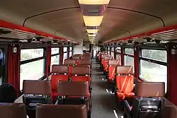 Interieur 1. Klasse vor der Modernisierung