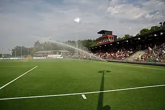 Spiel von IF Brommapojkarna gegen Malmö FF am 6. Juli 2014