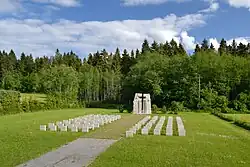 Soldatenfriedhof in Estland