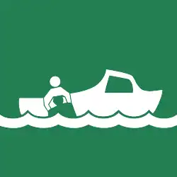 IMO A. 760 (18) Sign 002 Rescue boat