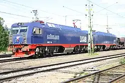 IORE 110+109 in Gällivare 11.&nbsp;August 2004