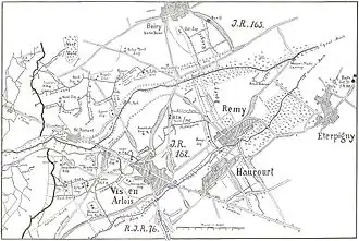 Bois du Vert und bei Vis en Artois