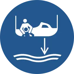 M041: Bereitschaftsboot fieren beim Aussetzvorgang