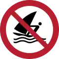 P054: Windsurfen verboten