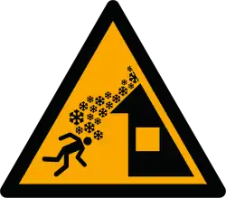 W040: Warnung vor Dachlawine