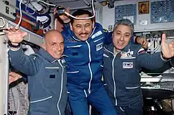 v. l. n. r. Tito, Mussabajew und Baturin