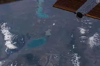 Aufnahme von der ISS (Expedition 048) im Winter