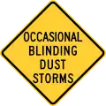 Gelegentlich Sichtbehinderung durch Staubstürme (Idaho)