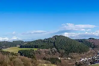 Blick vom Hohen Eimberg nach Südosten zum Iberg