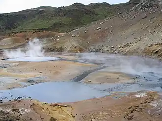 Sveifluháls mit Geothermalgebiet