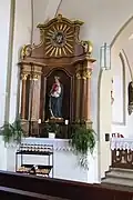 Marienaltar mit einer Madonna mit dem Jesusknaben, 19. Jahrhundert