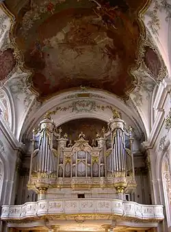 Frühklassizistischer Prospekt in St. Ignaz, Mainz (1781)