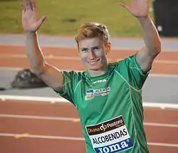 Igor Bychkov scheiterte dreimal an der Anfangshöhe von 5,50&nbsp;m, die er in der Qualifikation übersprungen&nbsp;hatte