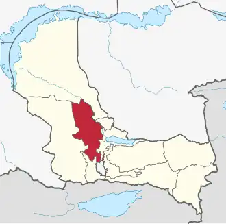 Lage im Oblys Almaty