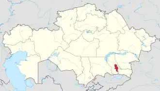 Lage in Kasachstan