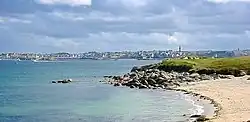 Blick von der Île de Batz nach Roscoff