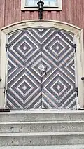 evangelische Kirche, Eingangstüre