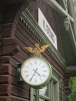 Historische Bahnhofsuhr