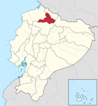 Lage in Ecuador