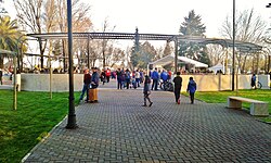 Eingang zum Hauptplatz.