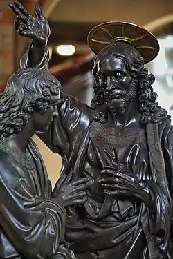 Detail der originalen Gruppe (1467–83) im Museum von Orsanmichele