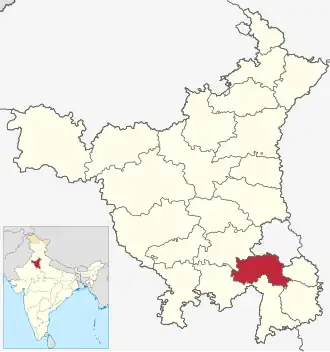 Positionskarte des Distrikts Gurugram