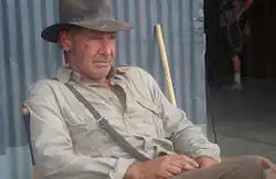 Markenzeichen von Indiana Jones, gespielt von Harrison Ford