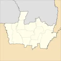 Die Grenzen der elf Kecamatan