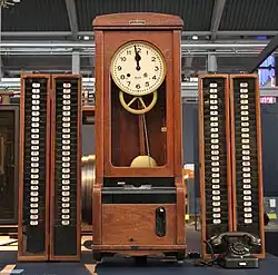 Stechuhr der Württembergischen Uhrenfabrik Bürk (um 1930)